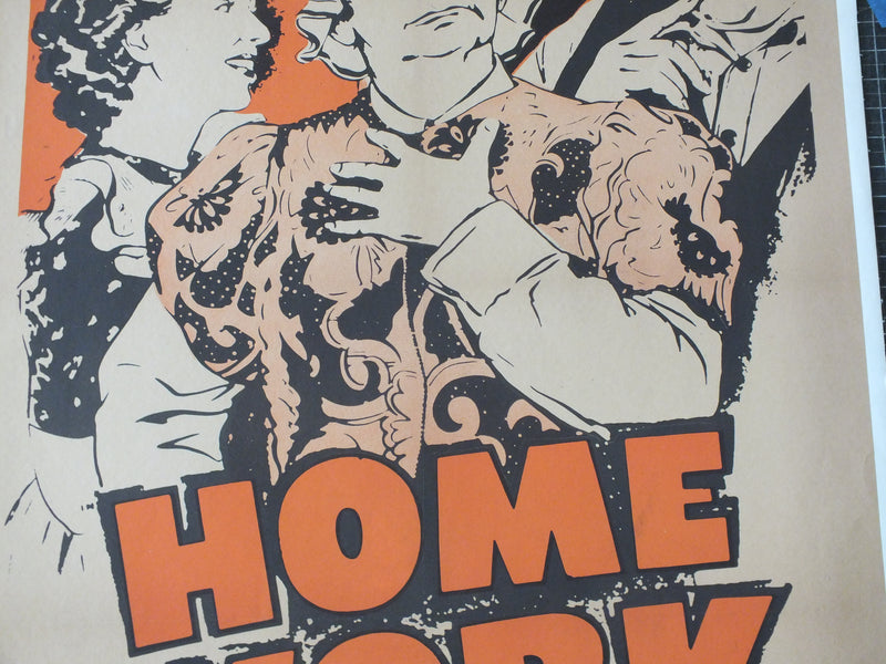 Home Work - Leon Errol - RKO original re-release 1-sheet Poster - 1952